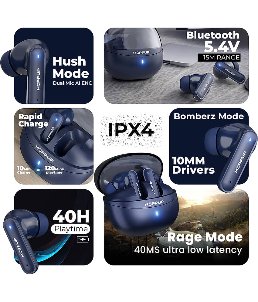 HOPPUP AirDoze F50 In Ear TWS Blue view 2