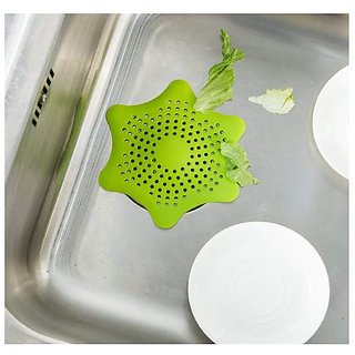 Right traders Hair Catcher Rubber Bath Sink Strainer Shower Drain Cover Trap Basin (Multicolor). view 2