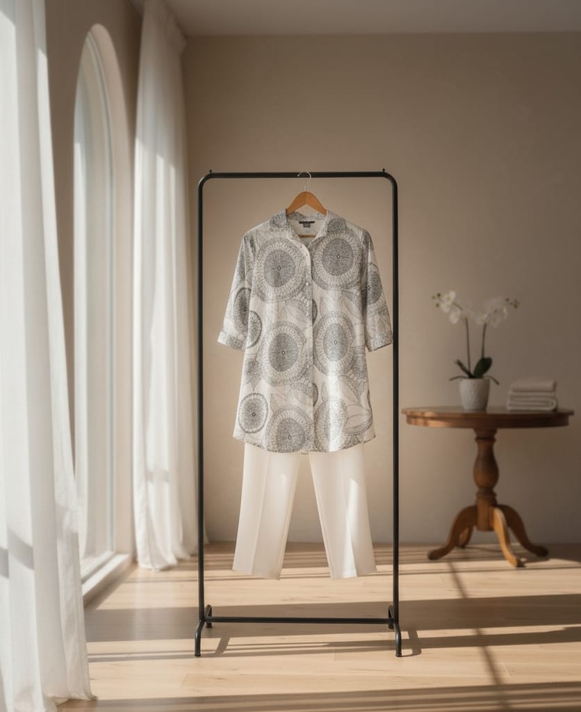 Glamvila White and Black Co Ord Set view 2