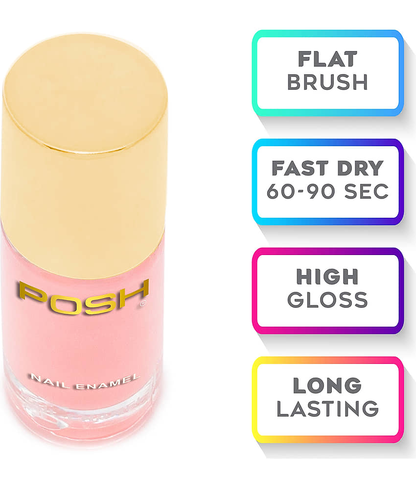 Posh - Multi Glossy Nail Polish ( Pack of 2 ) view 2