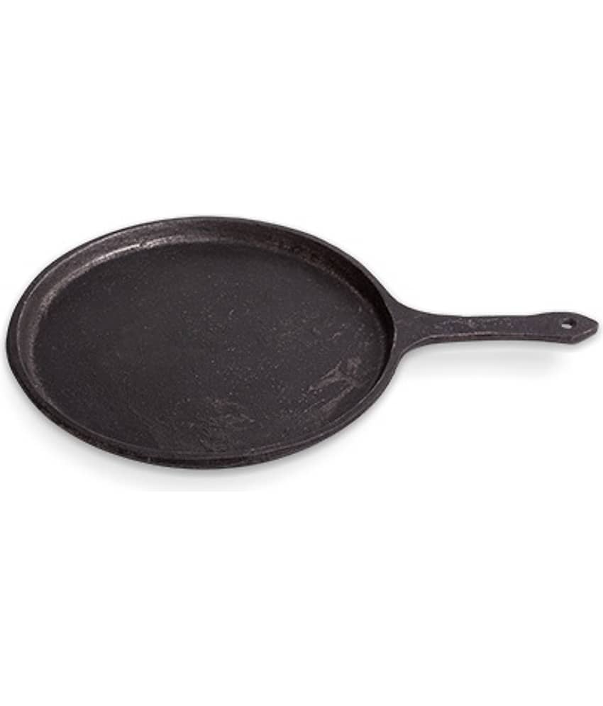 The Indus Valley Neem Wood Compact Flip Spatula + Cast Iron Tawa view 2