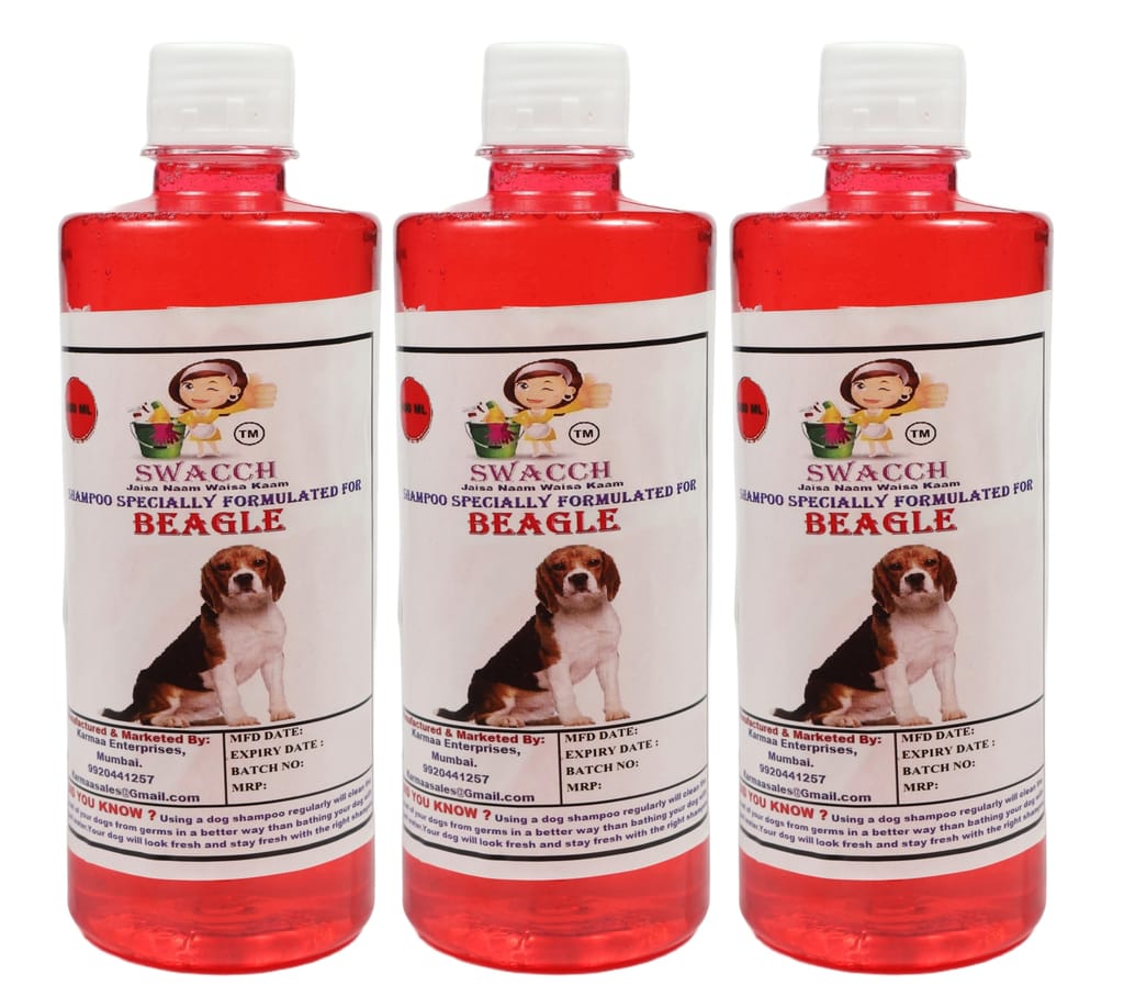 Swacch Shampoo Specially Formulated for Beagle (500ml) (Pack of 3) Jasmine view 2