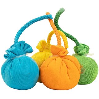(Pack of 2) Tota Holi Gulal Ball | Herbal Gulal Bomb Toy in 6 Different Vibrant Holi Colours (Assorted Colour) view 2