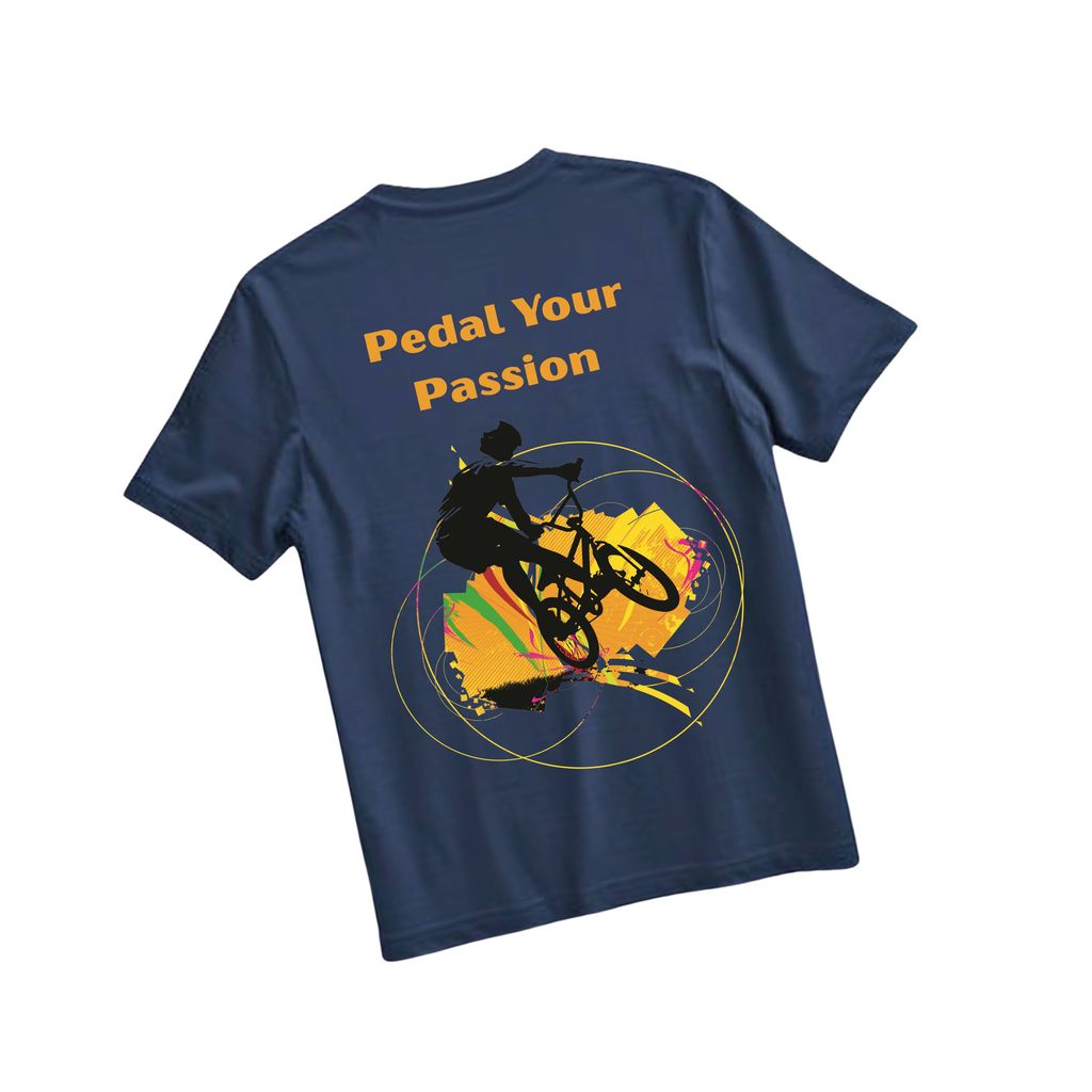 Trishoolin Sports Theme T-Shirt | Design 10386MB | Cotton Regular Fit | Crew Neck / Round Neck Half Sleeve | Pack of 1 view 2