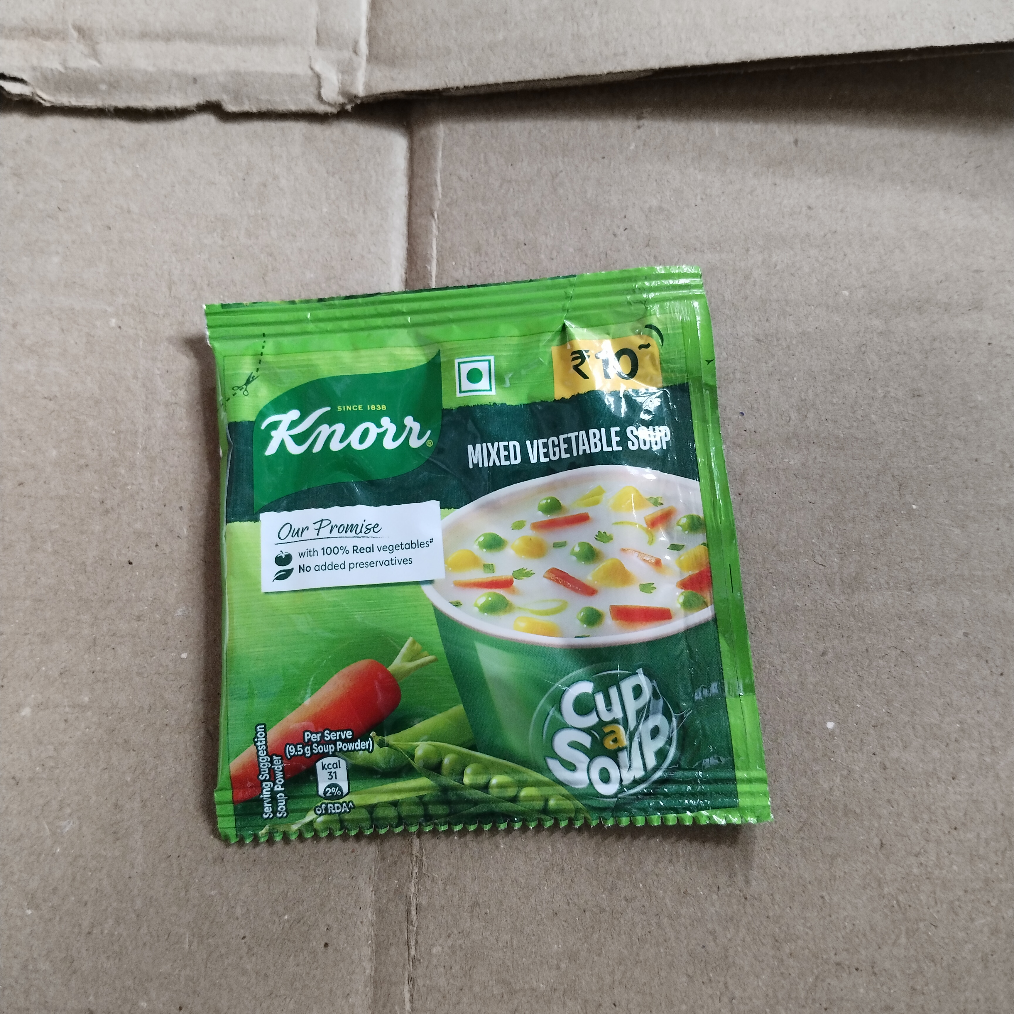 Knorr mixed veg soup