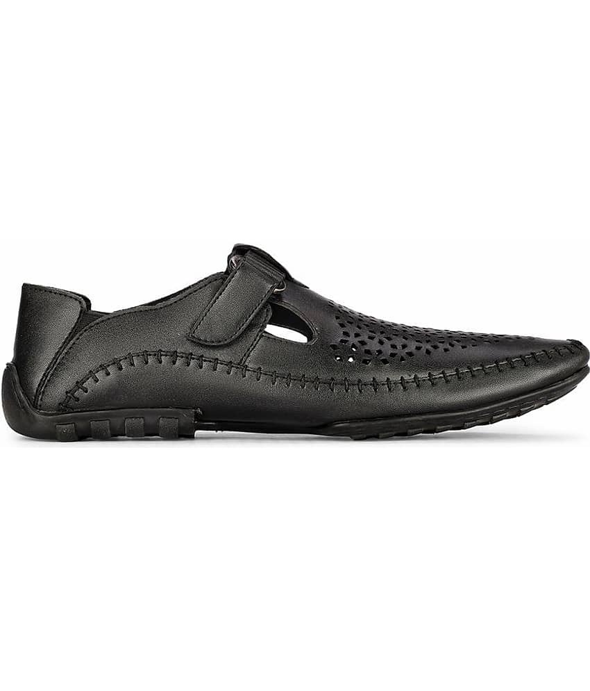 Bata - Black Men's Sandals view 2