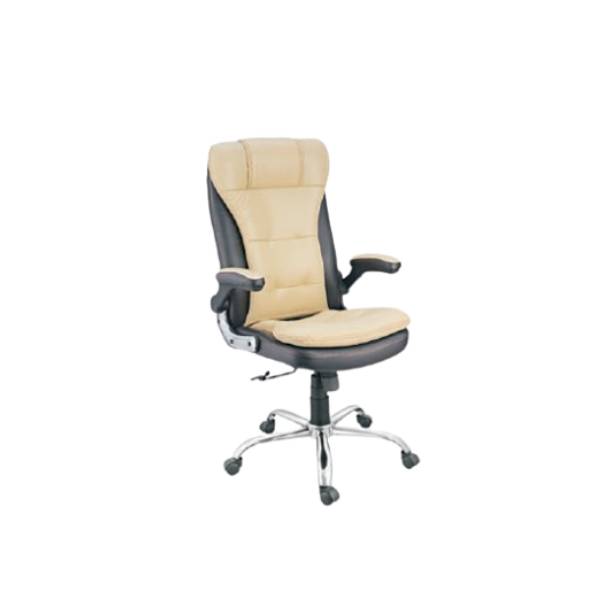 I am Boss - Leatherette Revolving With Extra Cushion & Uplift PU Handle (CS-L05-HB)