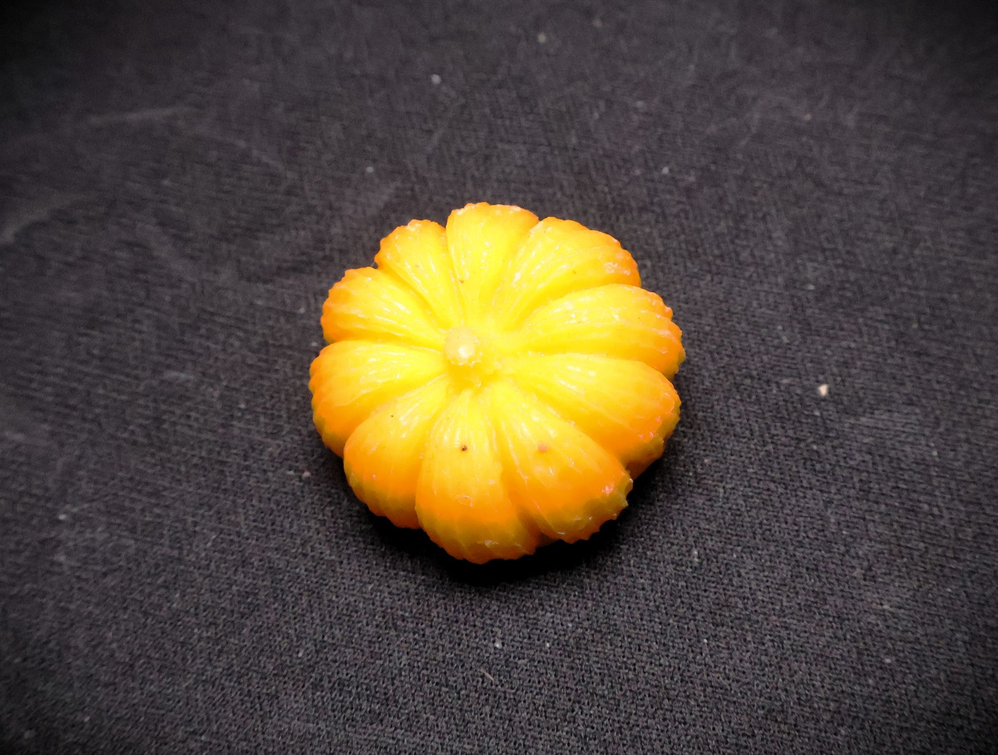 A Pumpkin-Shaped Wax Product