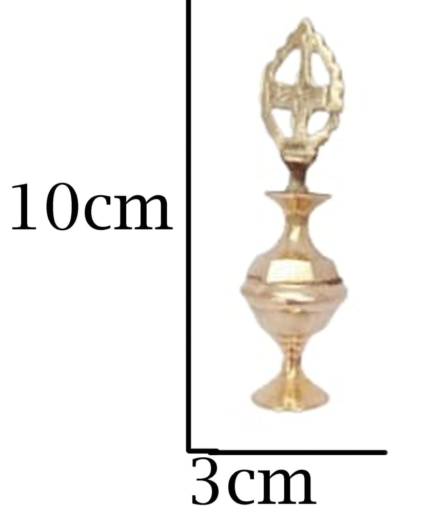 Mii Art brass surmedani with suma use in eye's muckap(size 10 cm) pack of 1 pcs view 2