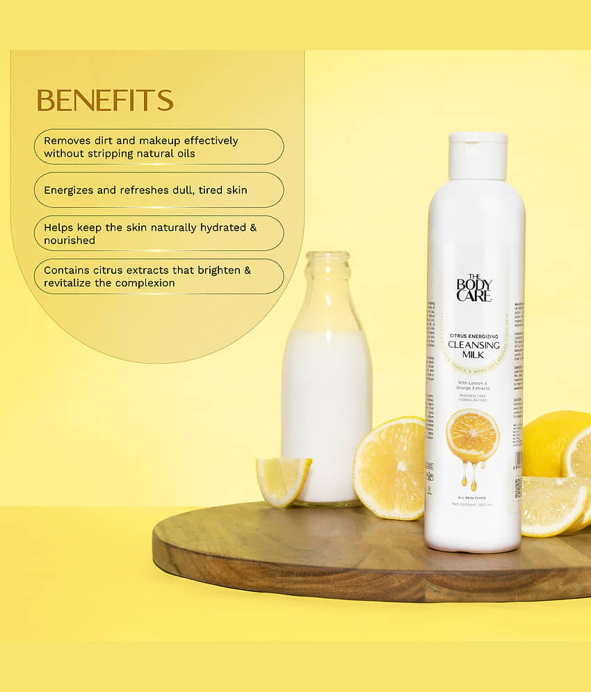 The Body Care Refreshing Citrus Energizing Milk With Lemon and Orange Extract ( 300Ml) view 2