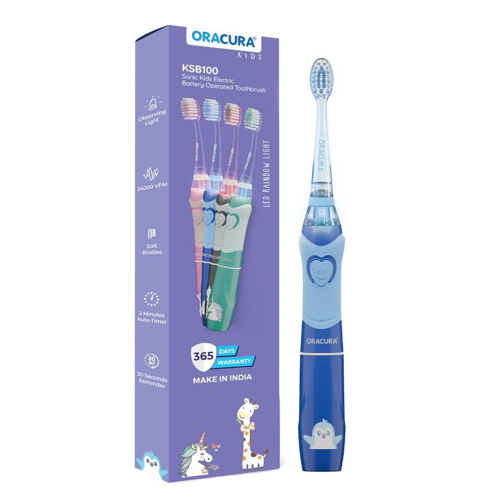 KSB100 KidsCare Sonic Battery Operated Electric Toothbrush