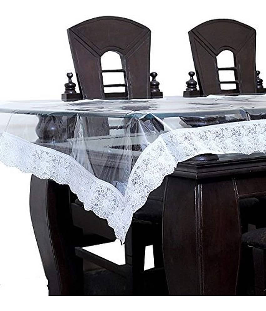 Transparent PVC Table Cover (Pack of 1) view 2