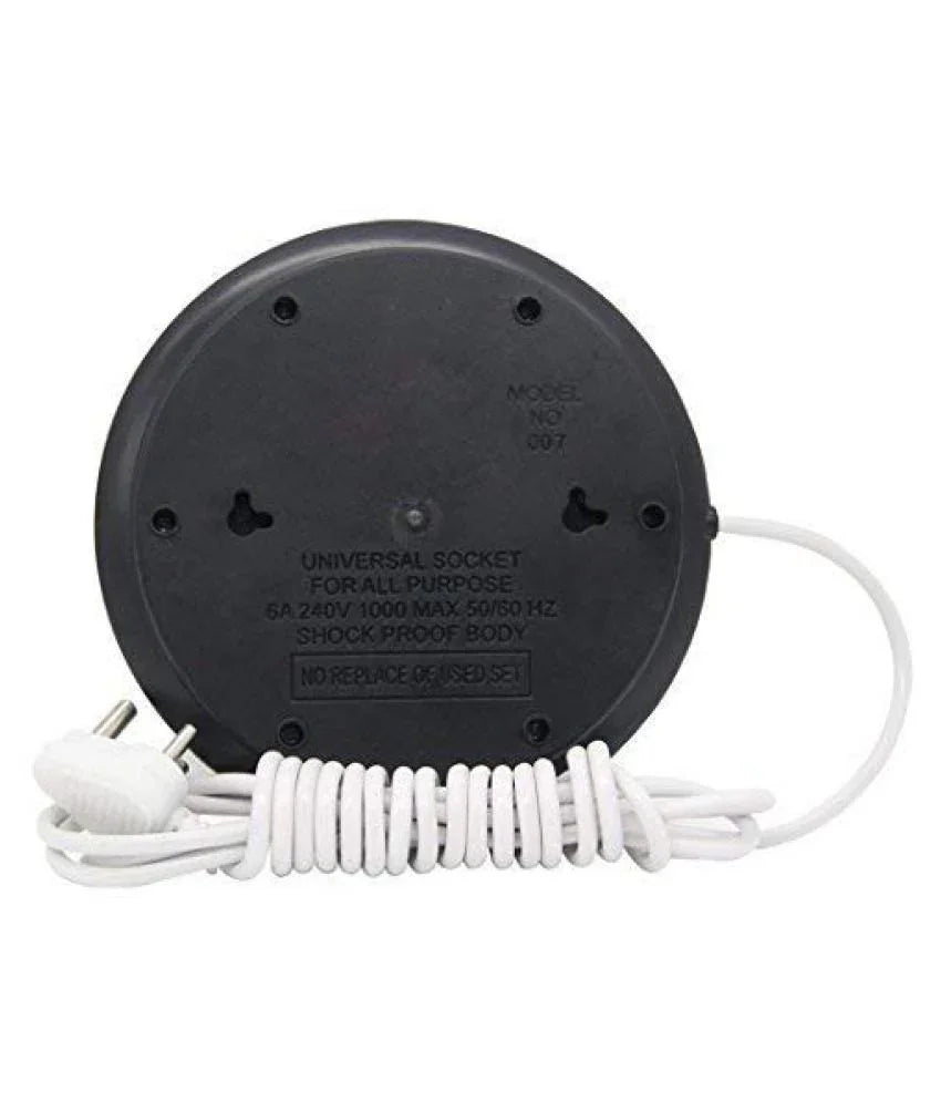 TecSox 8 Pin Extention Board with Master Switch | 2.7 m length with Fuse and International Sockets view 2