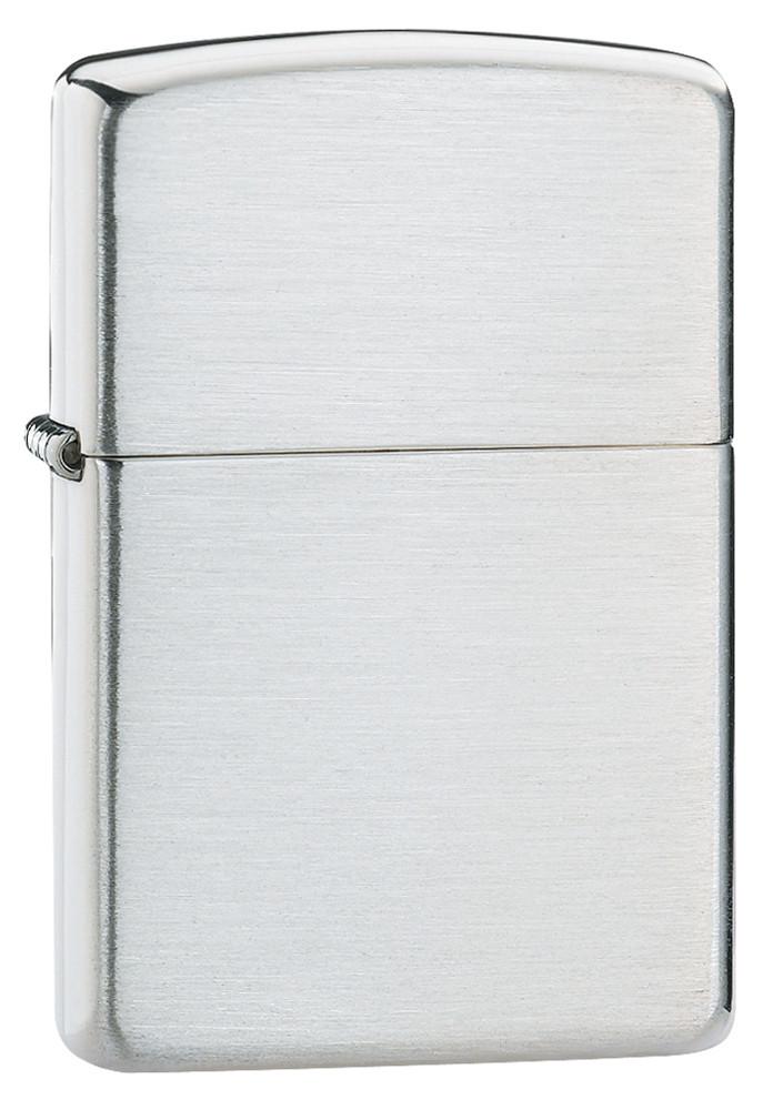 Zippo Armor Brushed Sterling Silver Windproof Pocket Lighter