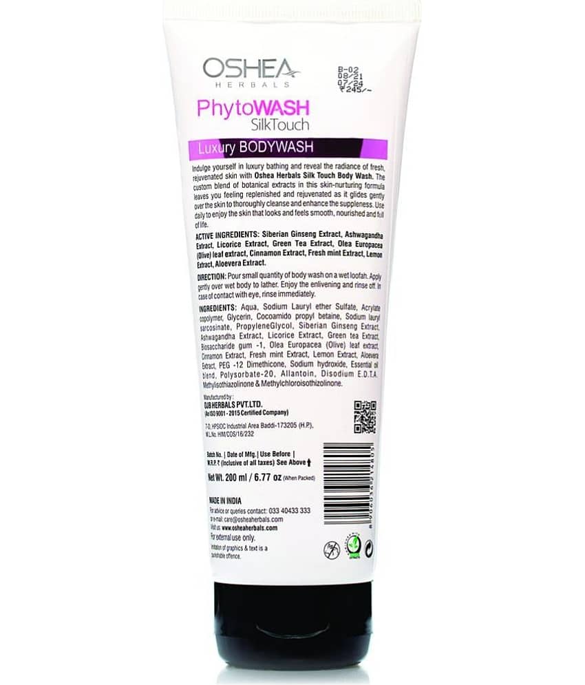 Oshea Herbals Phytowash Silk Touch Luxury Body wash 200milliliter view 2