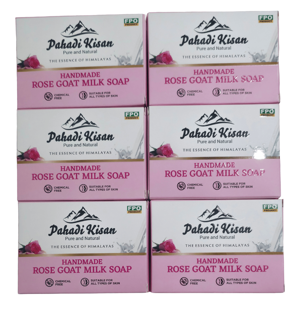Rose Goat Milk Soap (Pack of 6) view 2