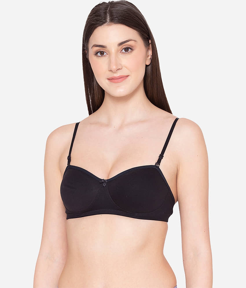 Paris Beauty Pack of 1 Cotton Blend Non Padded T-Shirt Bra For Women ( Beige )