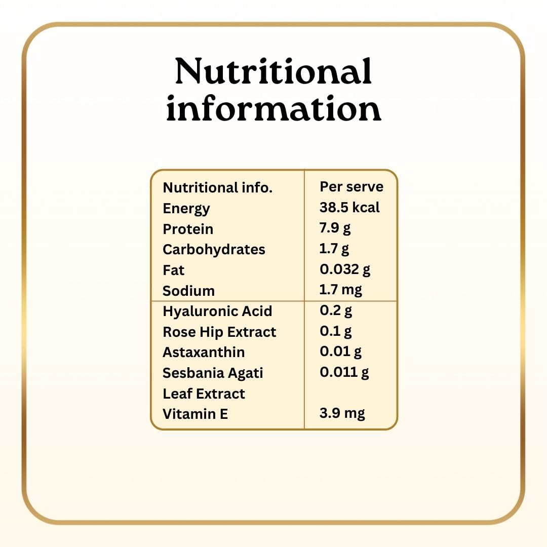 Soul Nutritions 100% Pure Marine Collagen - Type I & III Peptides, 8g Unflavored, Sugar-Free, Preservative-Free, Dairy-Free, GMO-Free, Perfect for Drinks & Smoothies view 2