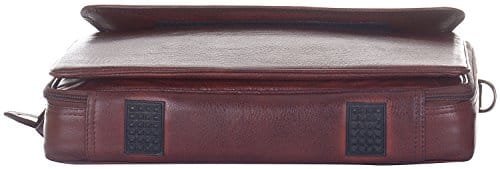 Leatherman Leather Brown Laptop Bag view 2