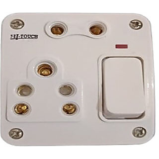Combined Extension Box 1 Switch 2 Socket 6Amp pack of 2 view 2