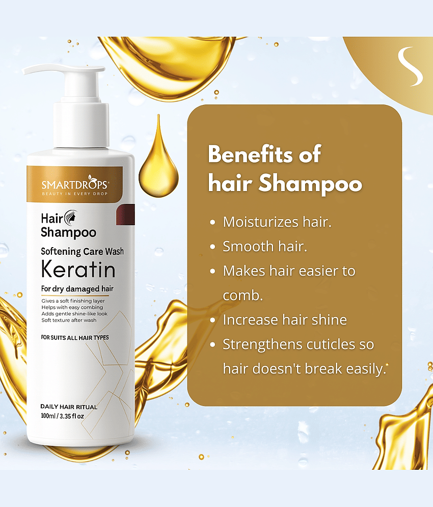 Smartdrops Keratin Frizz Control Shampoo & Conditioner Duo view 2