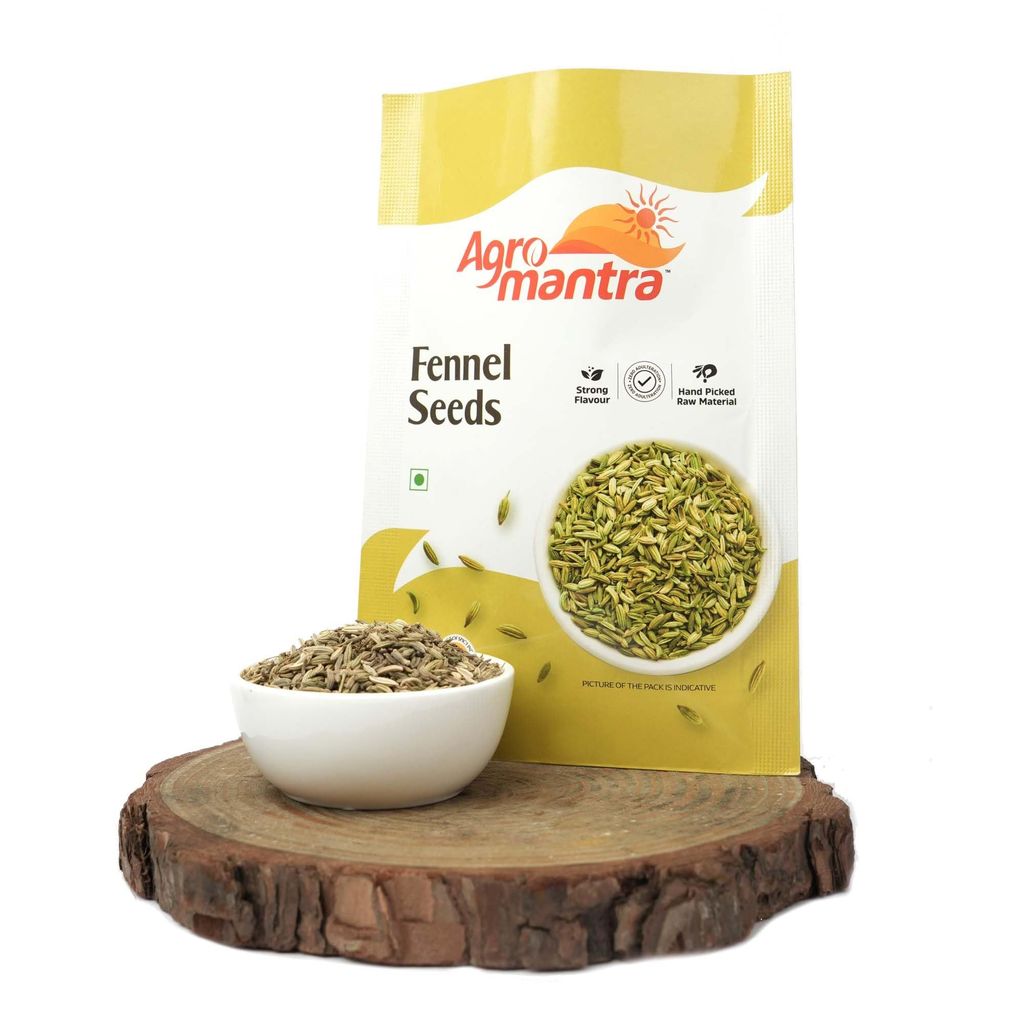 Agro Mantra Fennel Seeds 100g | Aromatic & Flavorful | Hand-Picked Raw Materials | Sourced from Gujarat | Ideal for Curries, Pickles, Desserts & Planting | Versatile Indian Spice view 2
