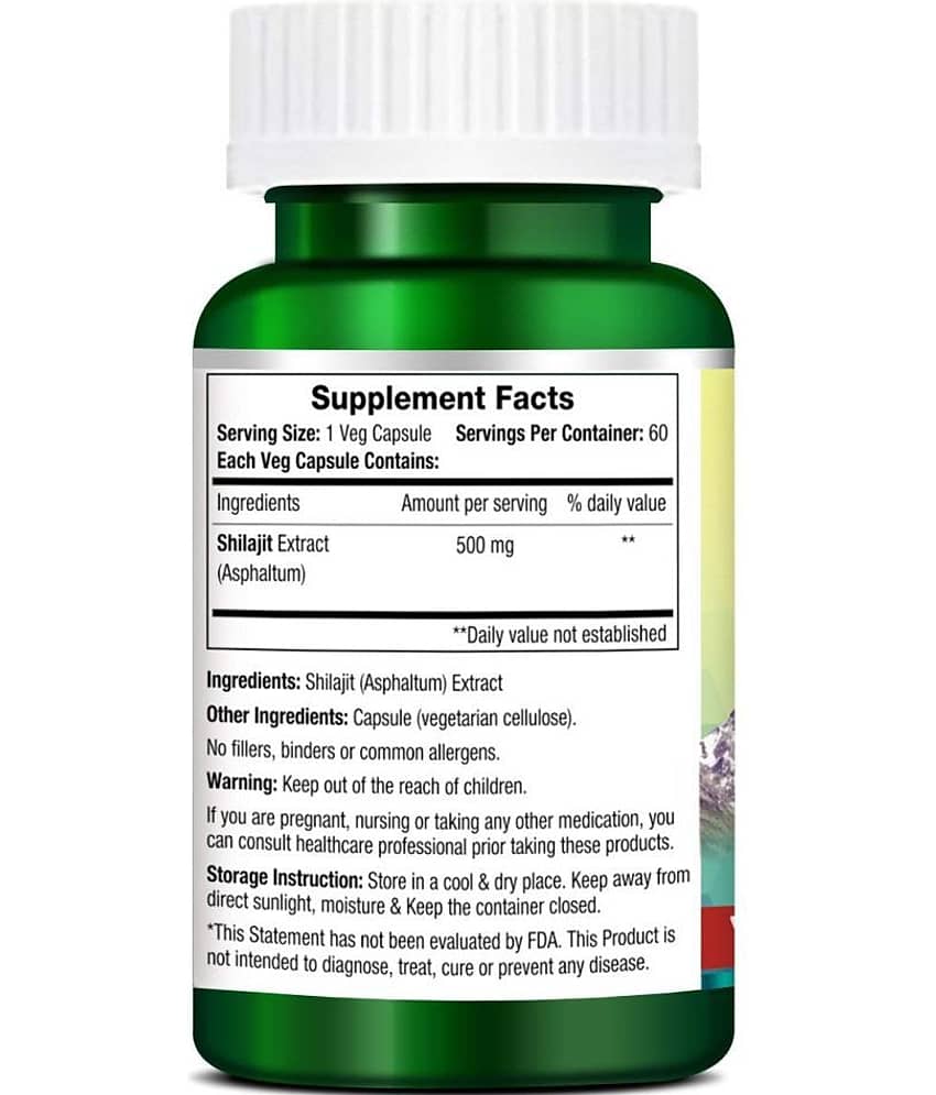 Morpheme Remedies Shilajit 500mg Extract Capsule 60 no.s view 2