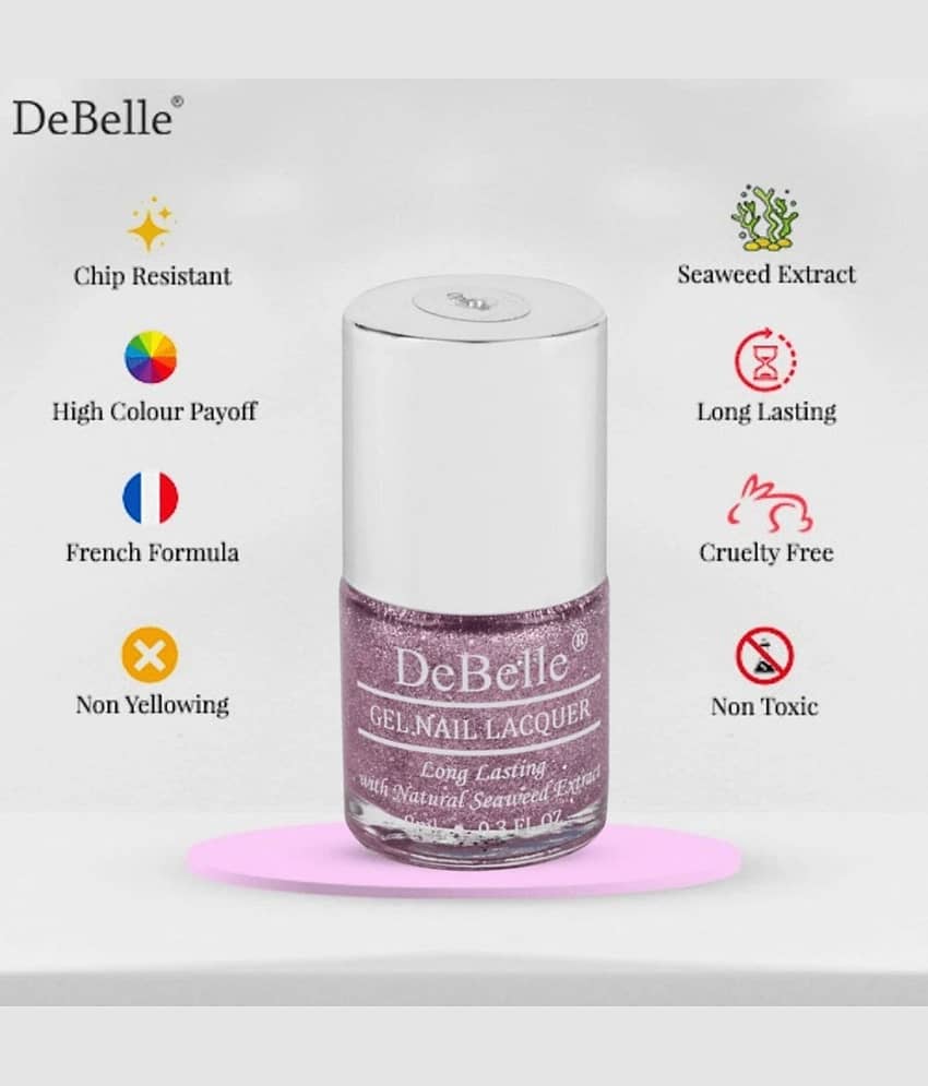 DeBelle Viola Dew Glossy Nail Polish 8 ( Pack of 1 ) view 2