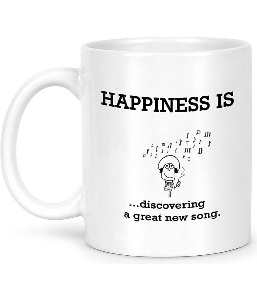 Idream Quote Printed Ceramic Coffee Mug 1 Pcs 330 mL view 2