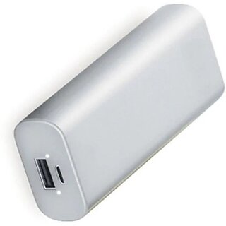 UnV 5200 mAh Power Bank (15 W, Fast Charging) (Silver, Lithium-ion)B view 2