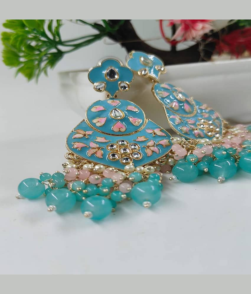 Jiyanshi fashion Multicolor Chandbalis Earrings ( Pack of 1 ) view 2