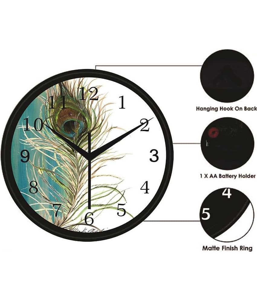 KP CRAFT Circular Analog Wall Clock view 2