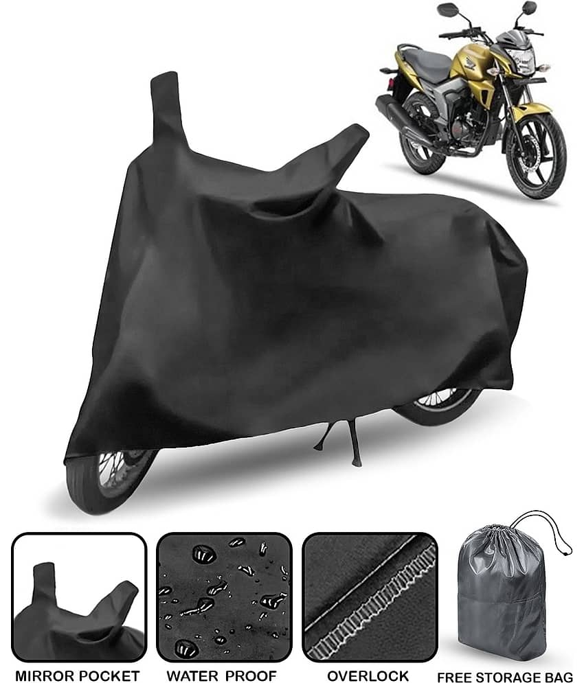 AutoRetail Bike Body Cover for Honda CB Unicorn Dazzler ( Pack of 1 ) , Black view 2