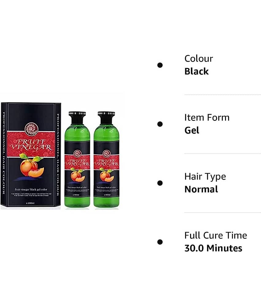 WRIXTY Ammonia Free Temporary Hair Color 200 mL Black view 2