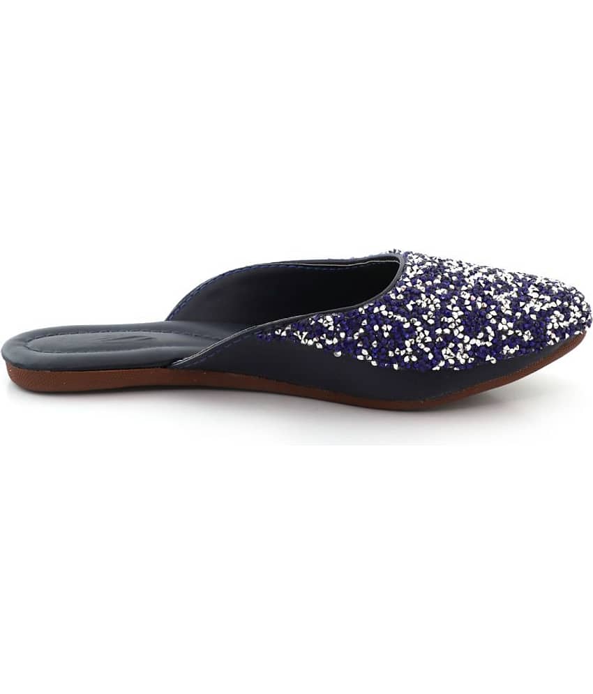 Apratim - Blue Women's Mules view 2