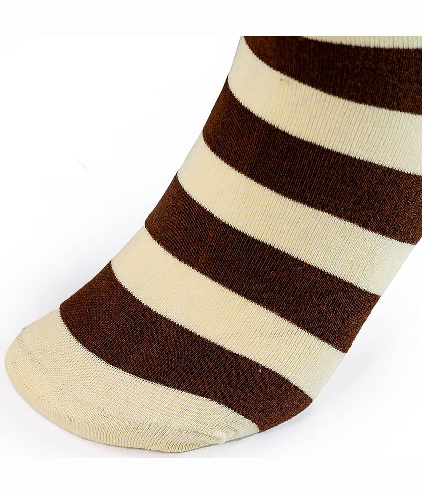 Man Arden - Brown Cotton Men's Mid Length Socks ( Pack of 1 ) view 2