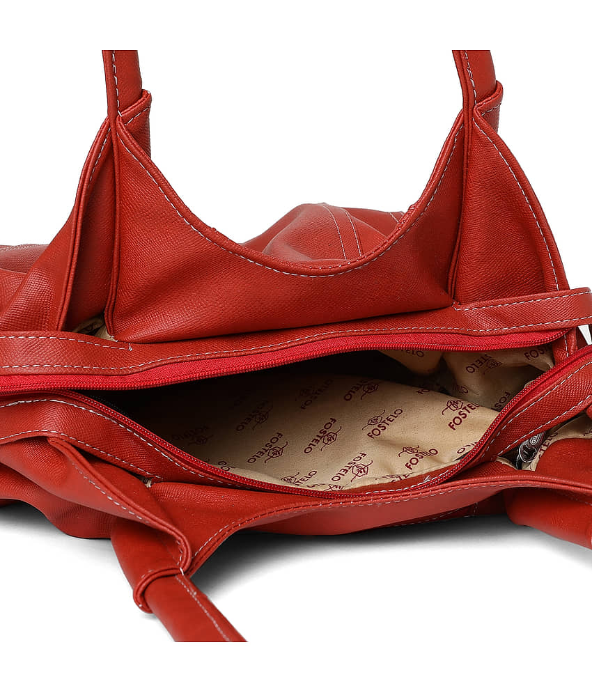 Fostelo - Grey Melange PU Shoulder Bag view 2