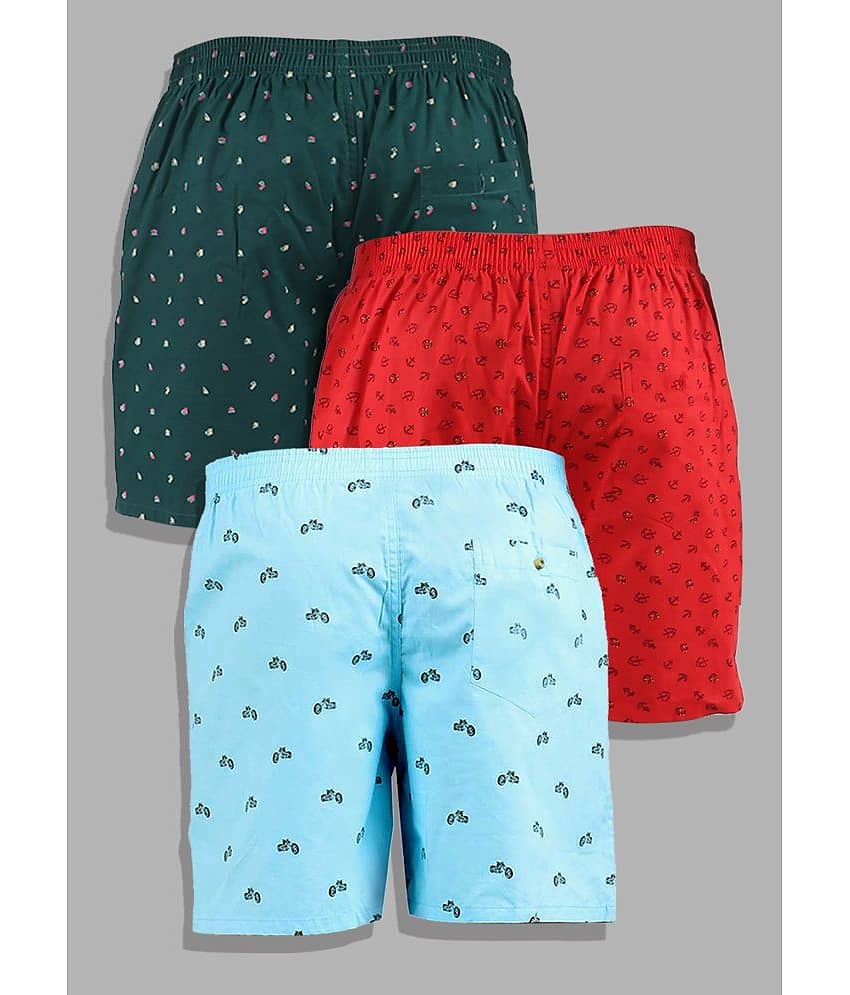 Supersquad Pack of 3 Cotton Boxers For Men's ( Assorted 5 ) view 2
