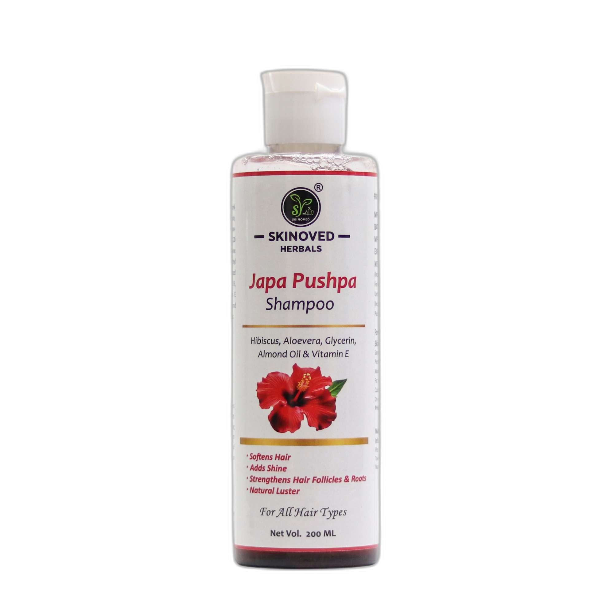 Skinoved Herbals Japa Pushpa Shampoo 200 Ml
