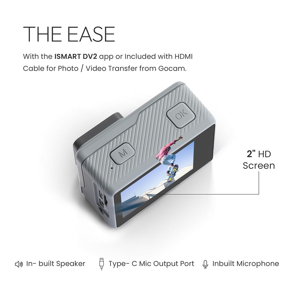 Digitek GoCAM DAC 002 5K Ultra HD Action Camera view 2