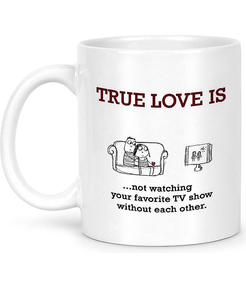 Idream Quote Printed Ceramic Coffee Mug 1 Pcs 330 mL view 2