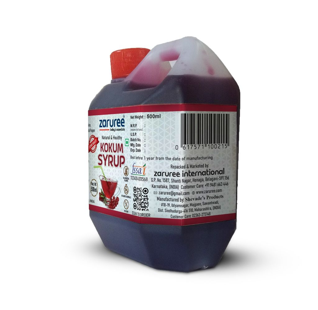 Kokum Syrup 500ml view 2