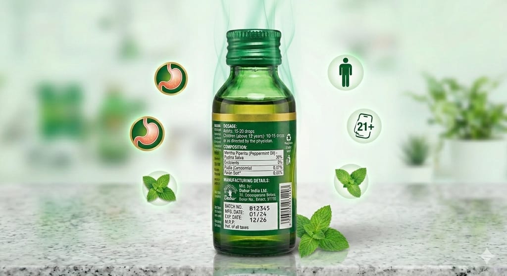 Dabur Pudina Hara, 30ml view 2