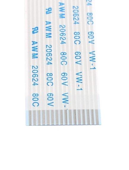 16 Pin 1mm Pitch 200mm Reverse Side Connection FFC Ribbon Flexible Flat Cable view 2