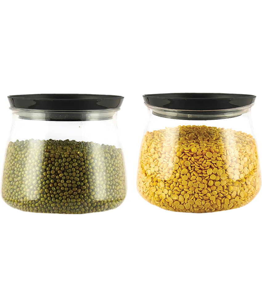 PearlPet - Black Plastic Spice Container ( Set of 4 ) - 900 ml view 2