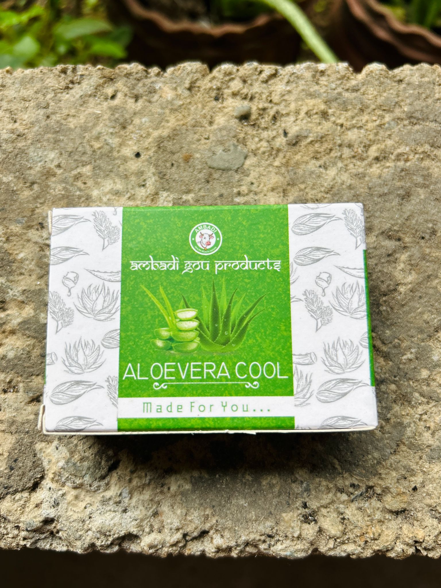 ALOEVERA MINT SOAP / NATURAL SOAP/ ( SET OF 2) view 2
