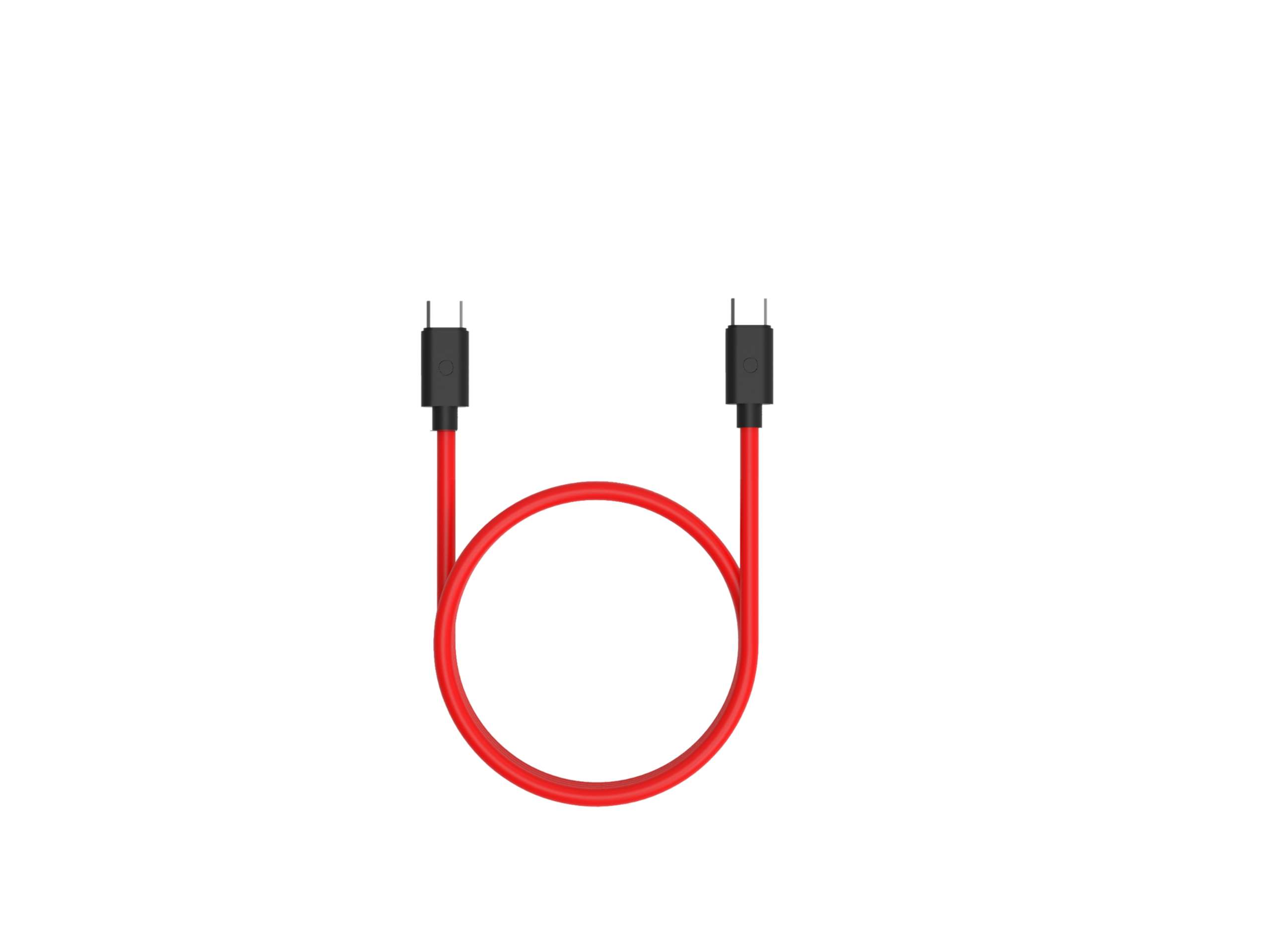 Twance TC20R PVC - Type C to Type C fast Charging & data transfer Cable, 1 Meter, Red color - 10 Pieces