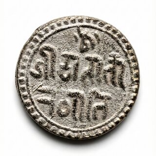 Tiger/Sher- Ancient India Old Silver-plated Rare Coin Silver Plated Variant view 2