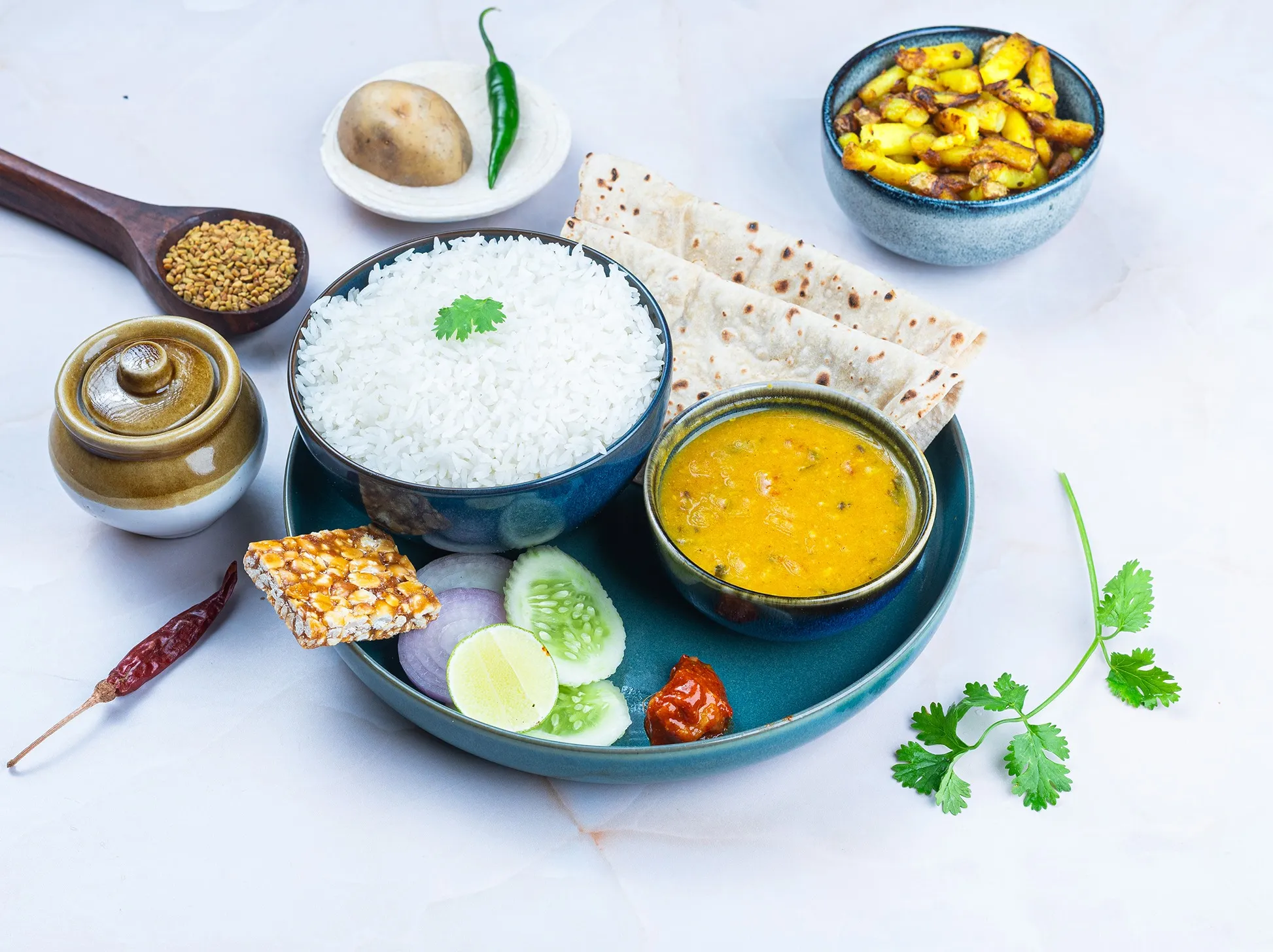 Aloo Bhujia Meal