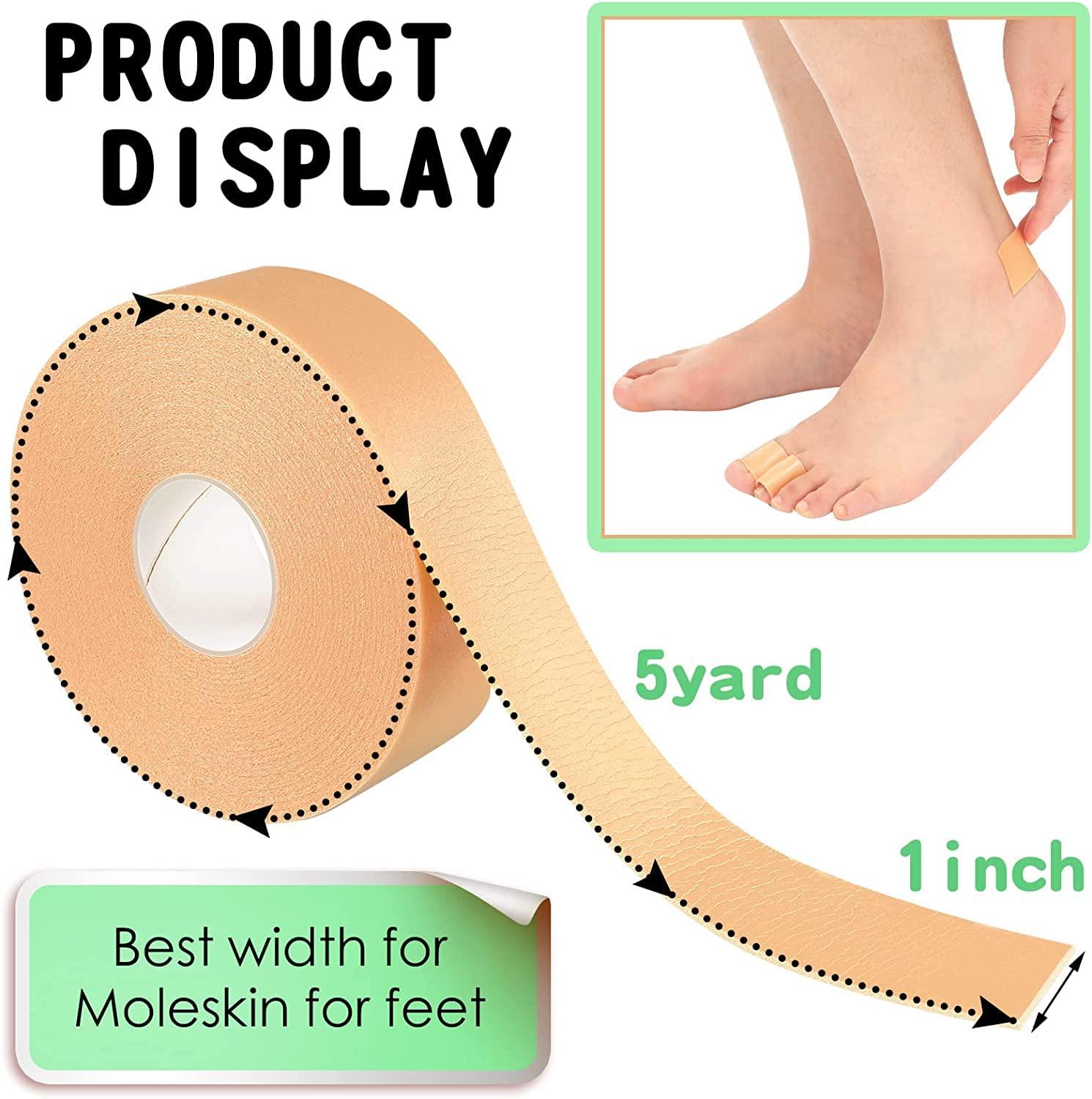 Panchhi store Waterproof Foot Care Sticker Heel Grip Tape Foot Care Protector Anti Slip Feet Pad Adhesive Heel Insole Cushion Shoe Tape for Skin Tape Bandages (Pack Of 1) view 2